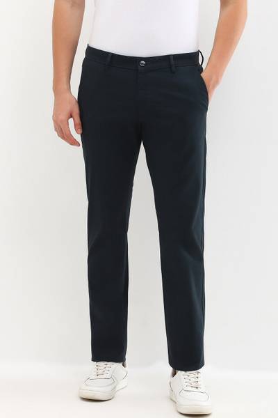 Allen Solly Slim Fit Men Green Trousers
