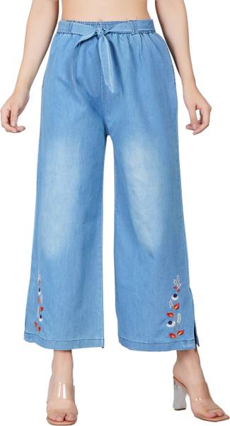 REYA FASHION Regular Fit Women Light Blue Trousers