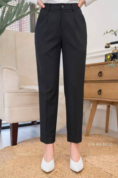 lifetarm Regular Fit Women Black Trousers