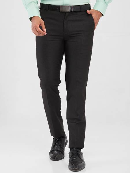 Raymond Slim Fit Men Brown Trousers