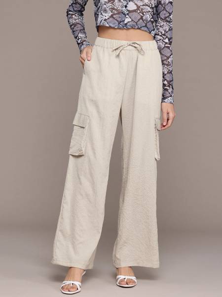 Roadster Regular Fit Women Grey Trousers