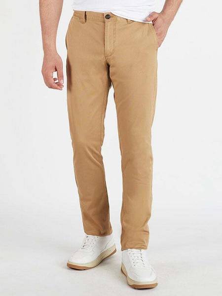 INDIAN TERRAIN Slim Fit Men Brown Trousers