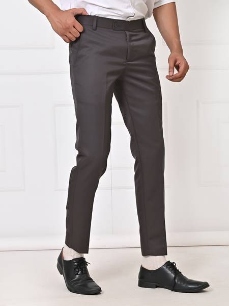 El Cielo Regular Fit Men Brown Trousers
