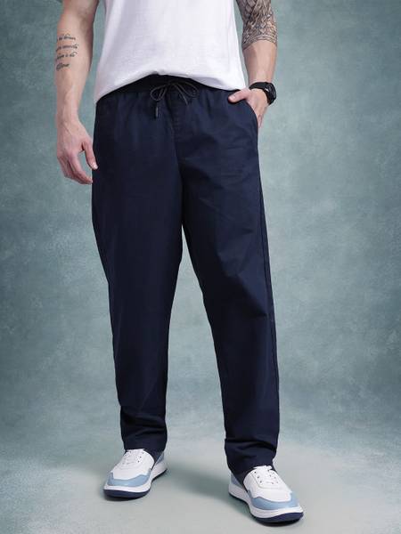 Roadster Relaxed Men Blue Trousers