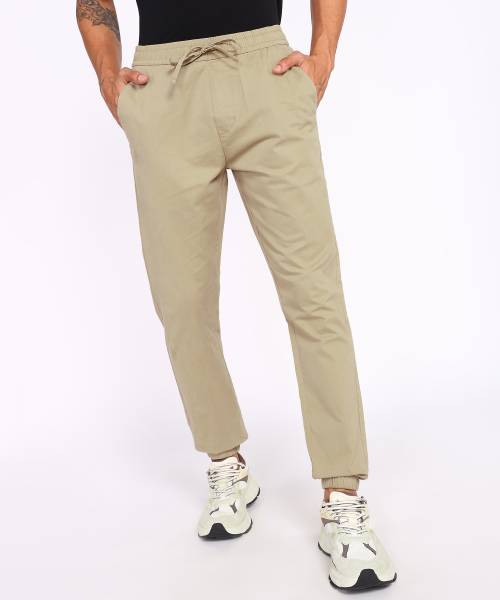 FLYING MACHINE Regular Fit Men Green Trousers