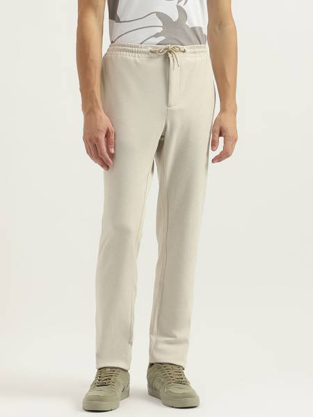 United Colors of Benetton Relaxed Men Beige Trousers