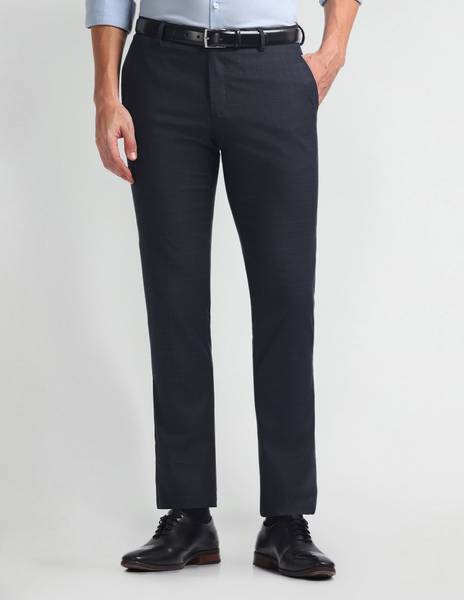 ARROW Tapered Men Blue Trousers
