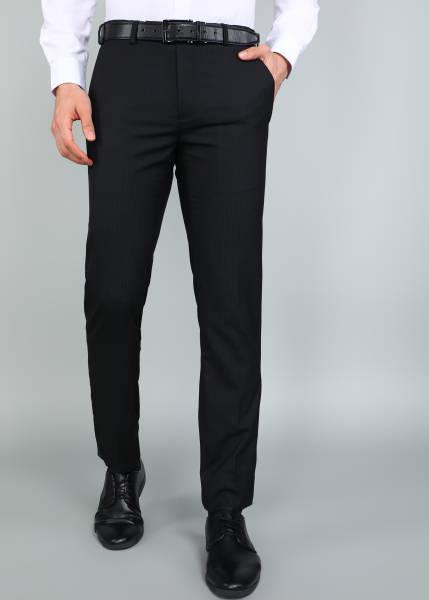 Raymond Slim Fit Men Grey Trousers