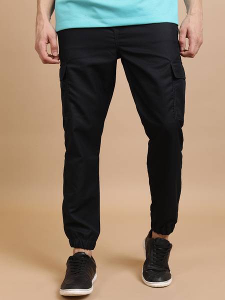 HIGHLANDER Regular Fit Men Dark Blue Trousers
