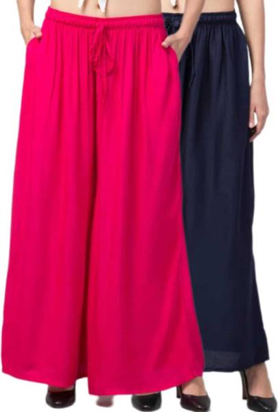 VESTMENT Regular Fit, Straight Fit Women Multicolor, Black, Blue, Dark Blue, Green, Maroon, Pink, Red, White Trousers