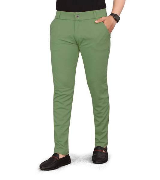 SRJ FASHION Slim Fit Men Multicolor Trousers