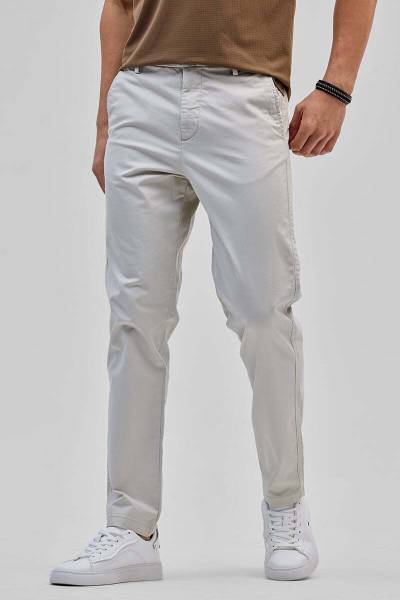 Snitch Slim Fit Men Grey Trousers