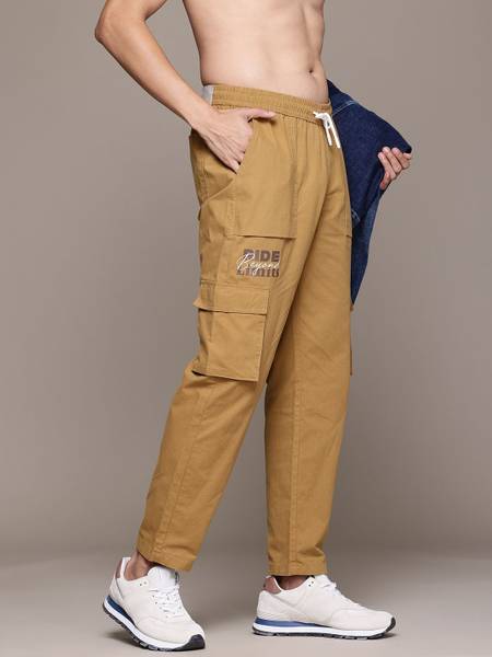 Roadster Regular Fit Men Brown Trousers