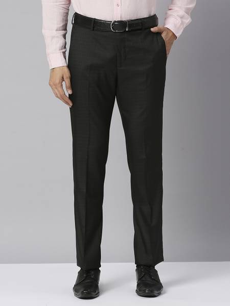 EASIES BY KILLER Slim Fit Men Black Trousers