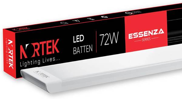 Nortek Essenza 72W Led Tube Lights For Home With 3in1 Selectable Color Option CW NW WW 72 W 121 cm Tube Light