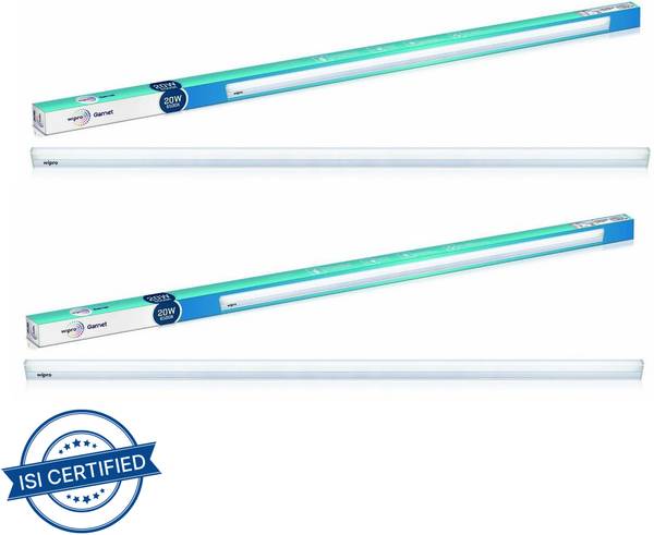 WIPRO 20w 4 Feet Led Batten 6500k (cool Day Light) - Pack Of 2 Straight Linear LED Tube Light