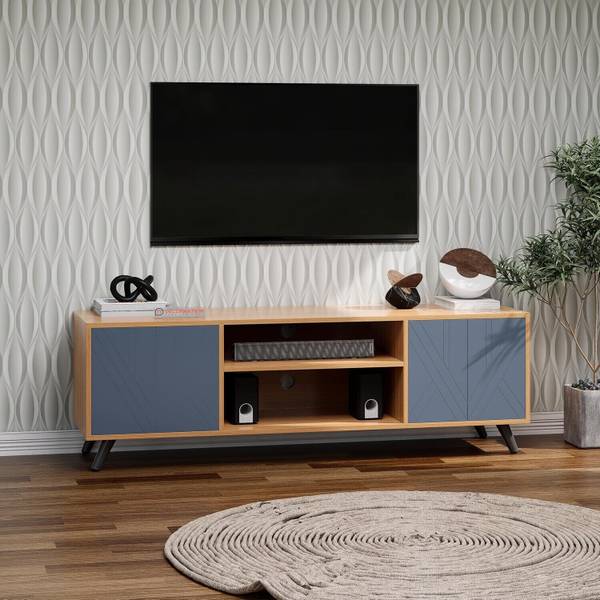 DecorNation Urbano Modern Entertainment Engineered Wood TV Entertainment Unit