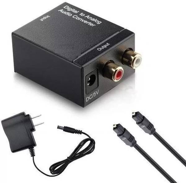 PAC TV-out Cable Digital to Analog Audio Converter SPDIF Optical Coax to Analog