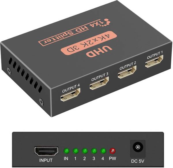 Tobo TV-out Cable HDMI Splitter 1 in 2 Out UHD 4K 2K 3D 1x2 Splitter.(CY05) TD-488H