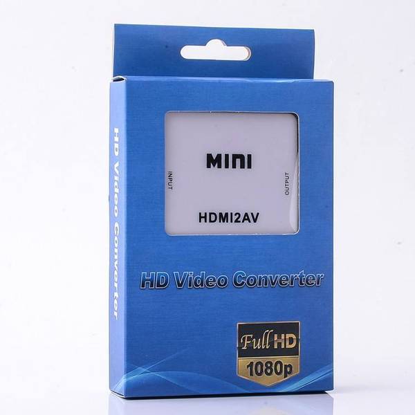 SDMINITEK TV-out Cable HDMI to AV Converter | HDMI2AV 1080P Adapter | HDMI to RCA Video Audio Converter