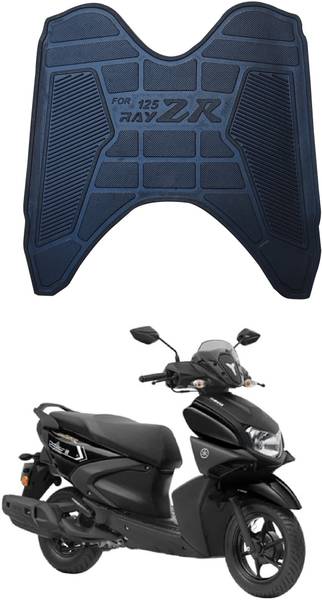 ARNLC RAY ZR BS-6 Black Scooter Foot Mat For Yamaha Ray-ZR Two Wheeler Mat