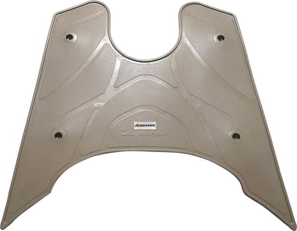 Mahabir Footmat for Jupiter* 110, PVC Rubber, Anti-Slip (Beige) TVS Jupiter Two Wheeler Mat