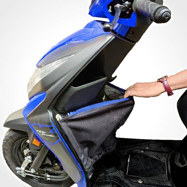 Fibera Basket For Dio BS6 Luggage Box Blue Polyester Motorbike Saddlebag