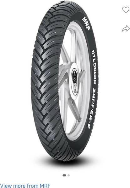 MRF 100 90 17 zapper-c tubeless 100 90 17 Rear Two Wheeler Tyre