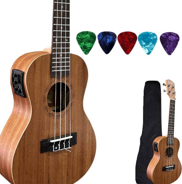 Concert ukulele shop with equalizer