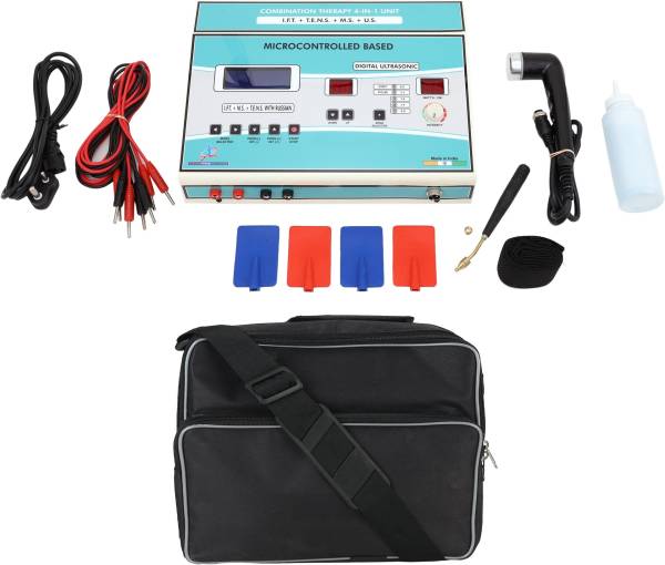 Tycoon Physio Solutions IFT MS Tens Ultrasonic 4 In 1 Physiotherapy Machine Combo Device Ultrasound Machine