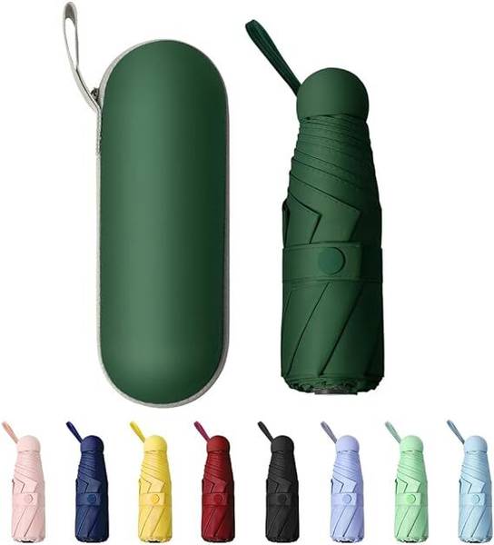 Bravo Bells Mini Pocket Size Umbrella Women Girls Rain Sun Travel Portable Folding Capsule Umbrella