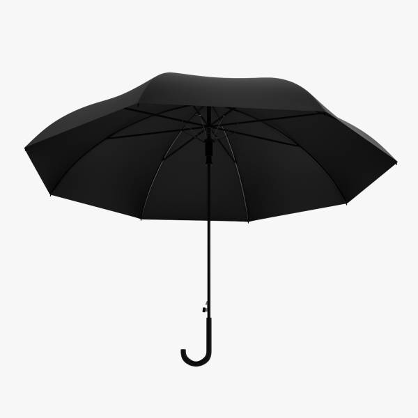 XBEY Single Fold Auto Open J- Shape Handle Waterproof Umbrella - 1Pc Umbrella