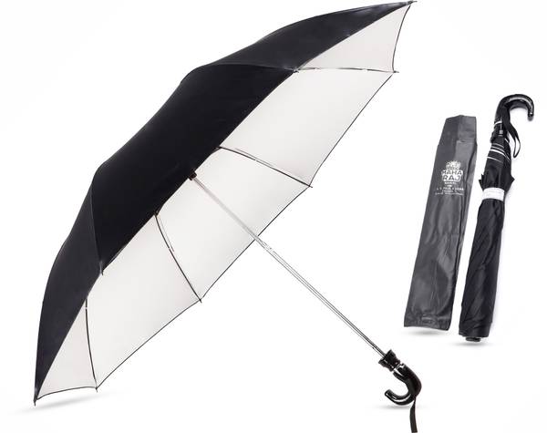 Adi K.C.Paul & Sons MAHARAJ 2 FOLD 23 inch large umbrella for men & women | Adi K.C. Paul Black Umbrella