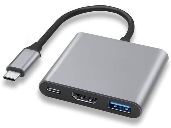 Flipkart SmartBuy 3 in 1 Type C USB Hub to HDMI Adapter, HD 4K HDMI with PD Charging Gaming Adapter