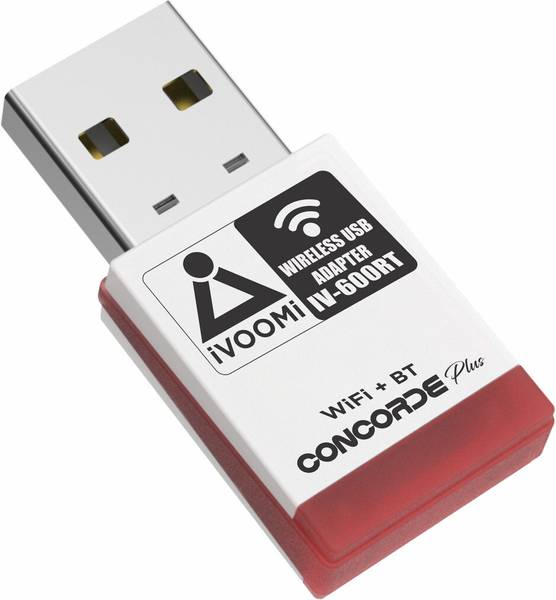 iVoomi Wireless Adapter Concorde + Dual Band 2.4Ghz + 5Ghz + Bluetooth USB Adapter