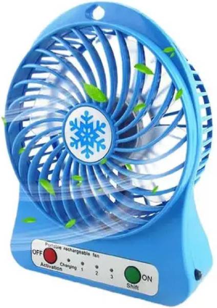 MYORA Mini Portable Battery Operated,Quiet Rechargeable Fan with Less Vibration | Personal Mini Powerful USB Fan