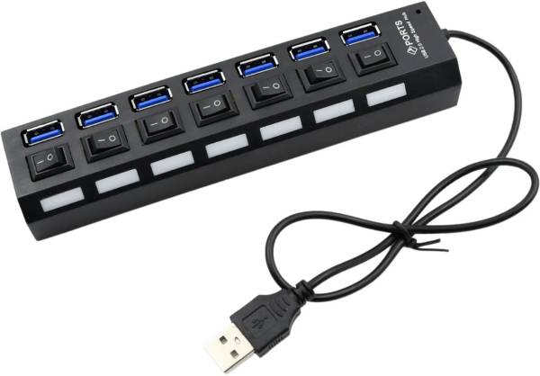 UGPro USB Splitter 7 Port USB Hub with Independent On/Off Switch 7P-USBHUB USB Hub