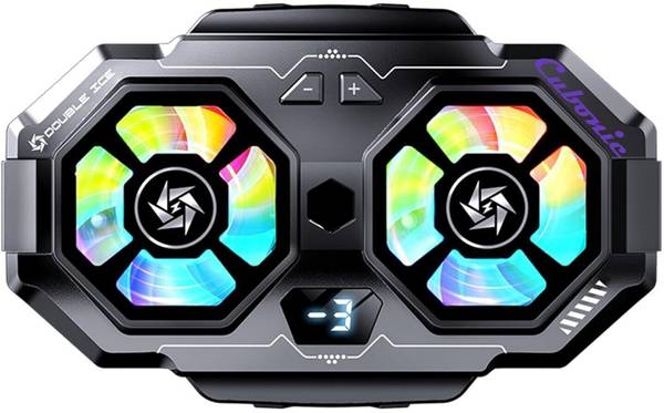 Cubonic SL22 Semiconductor Cooling Fan Phone Cooler|Double Peltier|3 Modes|LED Display Phone Cooler Gaming Fan 3 Speed Adjustable Phone Cooler for Liv...