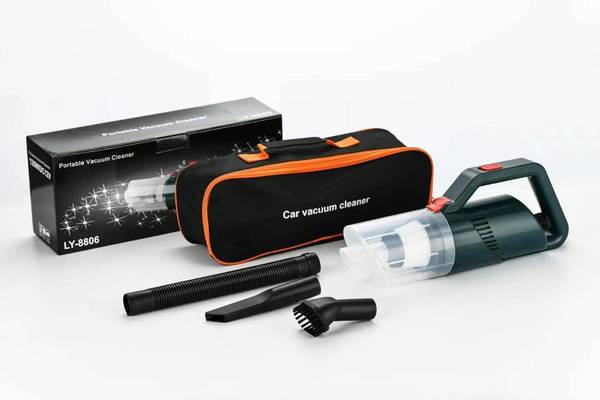 Owme Portable Car Vacuum Cleaner for all Cars Car Vacuum Cleaner with 2 in 1 Mopping and Vacuum, Anti-Bacterial Cleaning, Reusable Dust Bag