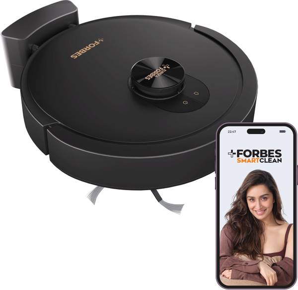 EUREKA FORBES Home Mapping Robotic Floor Cleaner SmartClean Home Mapping Turbo, 7000Pa HyperSuction | LiDAR 3.0 & Quick Home Mapping | Wet Mopping | 3...