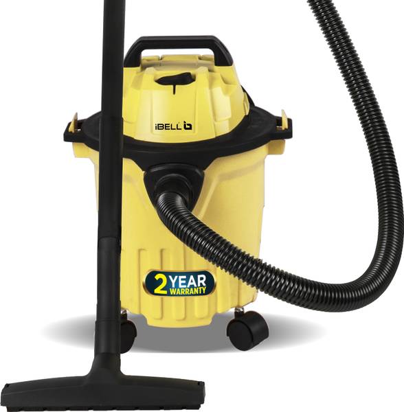 iBELL 120YB Plus Vacuum Cleaner, 12L Barrel with Filter, 1200W with Suction & Blower, Wet & Dry Vacuum Cleaner with Reusable Dust Bag