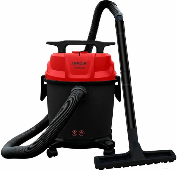 Inalsa Vectra 10 , 2 in 1 Crevice Nozzle, 1200 Watt Strong Powerful 14KPA Suction Wet & Dry Vacuum Cleaner