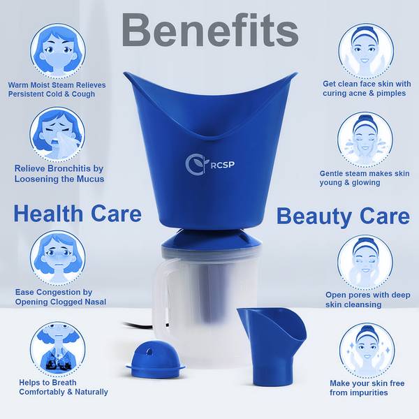 RCSP VAPORIZER ALL IN ONE STEAM INHALER 3 in 1 Vaporizer/Steamer for ...