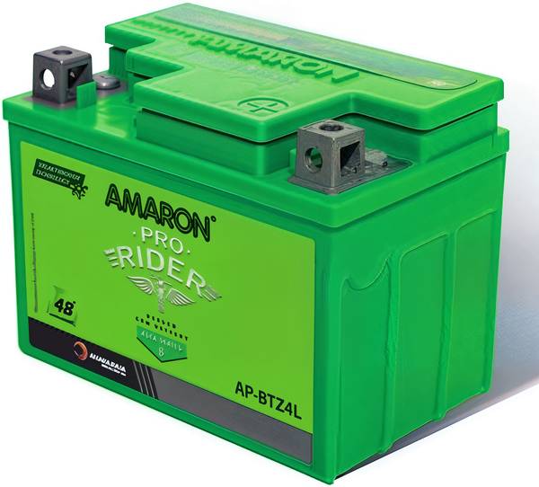 amaron PRO Bike Rider 2 Wheeler Battery APBTZ4L 3 Ah Battery for Bike