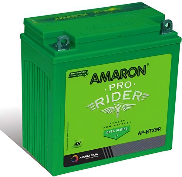 amaron PRO Bike Rider 2 Wheeler Battery APBTX90 9 Ah Battery for Bike