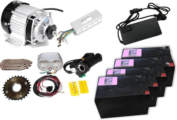 NAKS 4 nos 12V 14Ah battery with electric pedal cycle kit 14 Ah Battery for All Vehicles