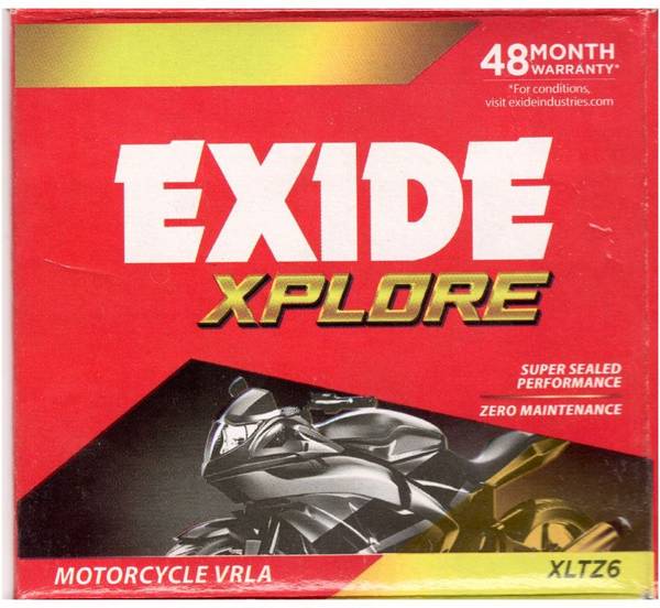 EXIDE XLTZ6 6 Ah Battery for Bike
