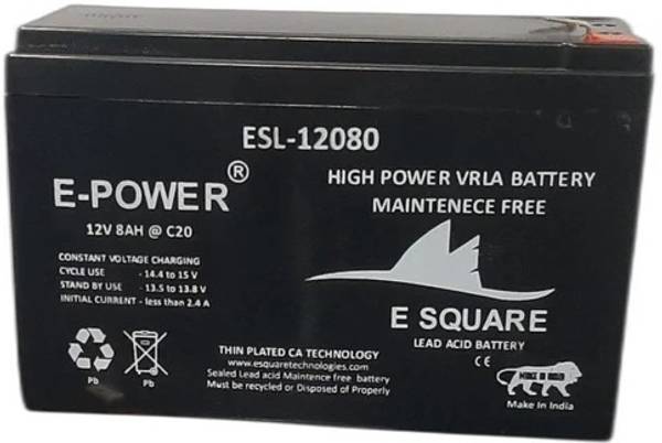 E-SQUARE ESL-12080 8 Ah Battery for Bike