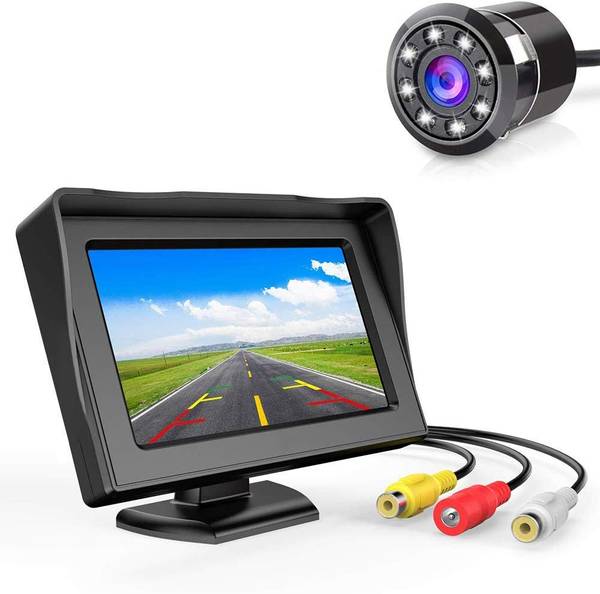 CARZEX 4.3 inch Full Hd Dashboard Screen In-car Camera System