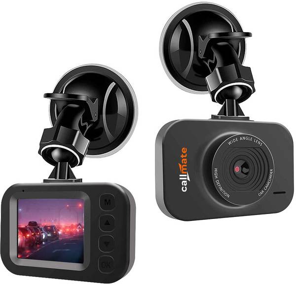 Callmate Roadrunner FHD 1080p Car Dash Camera, 2" IPS Display, Upto 32GB Memory Capacity In-car Camera System
